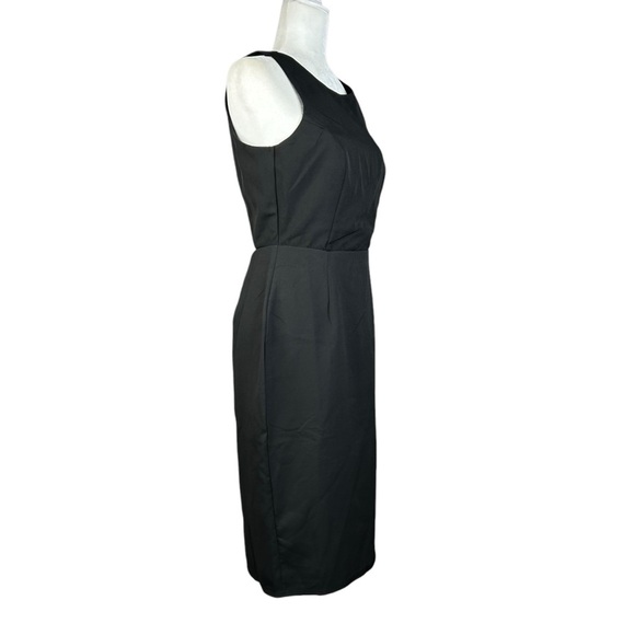 NEW LuLu's Black Open Back Midi Dress Large Bow Evening Formal Party - Picture 4 of 13